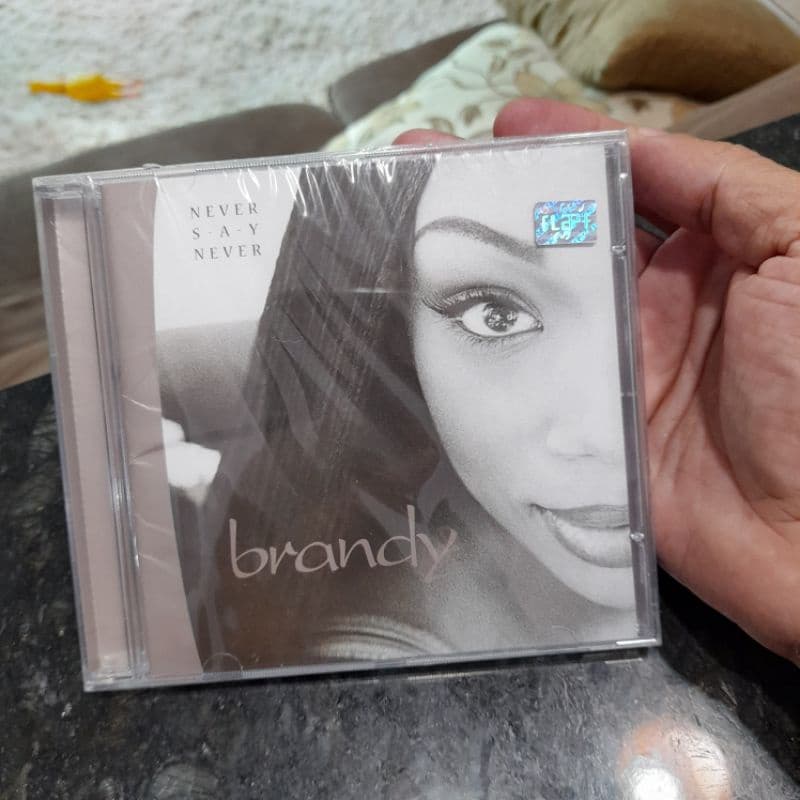 cd Brandy Never Say Never lacrado de fábrica raríssimo