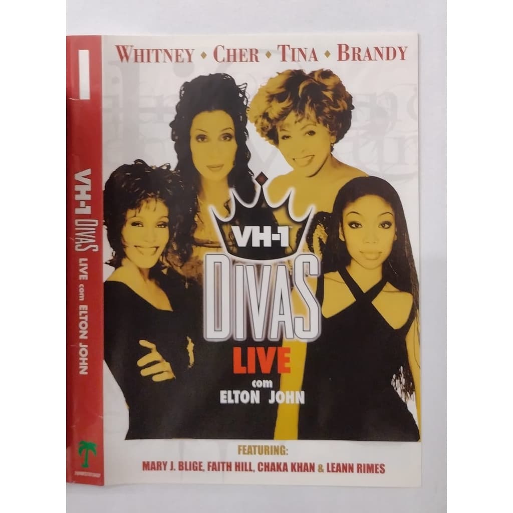 Dvd Divas Live Com Elton John - Whitney Cher Tina Brandy