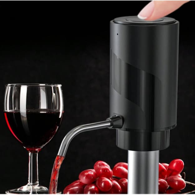 Aerador E Dispensador De Vinho Elétrico Recarregavel Decantador De Vinho dispensador automático recarregável por usb
