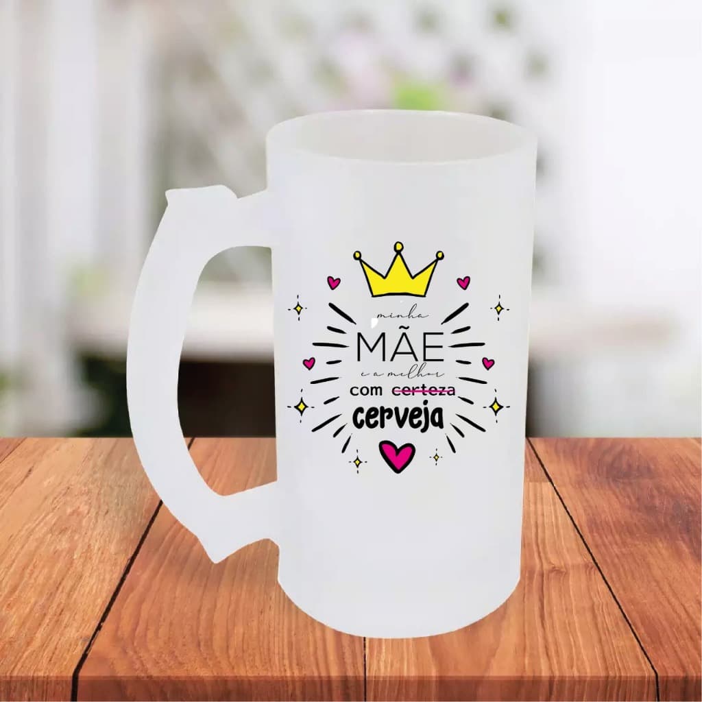 CANECA DE CHOPP DIA DAS MÃES, CANECA DE CERVEJA PARA MÃE, CANECAS DE CHOPP PARA MÃE, PRESENTE PARA MÃE