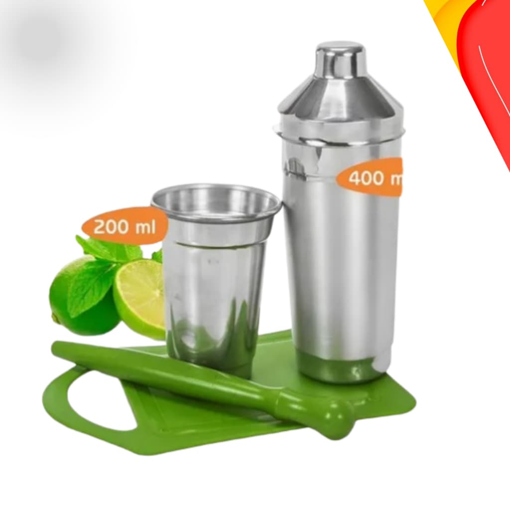 Kit Caipirinha Coqueteleira Kit Bartender Kit Bar Para Fazer Caipirinha Drinks Batidas Coquetéis