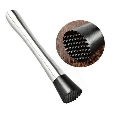Socador de Caipirinha Inox Profissional - Macerador Frutas Barman Bar Drinks Muddler Barware