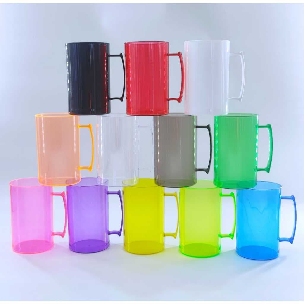 50 Canecas De Chopp 500 ml Acrílicas Lembrancinhas art milly caneca grande