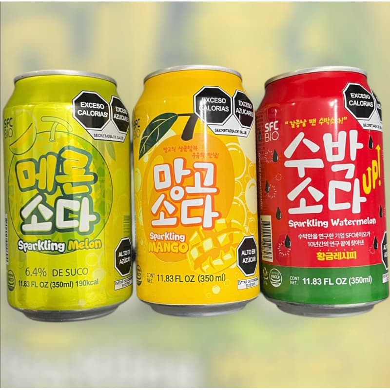 Refrigerante Coreano Bebida importado Refrigerante Importado