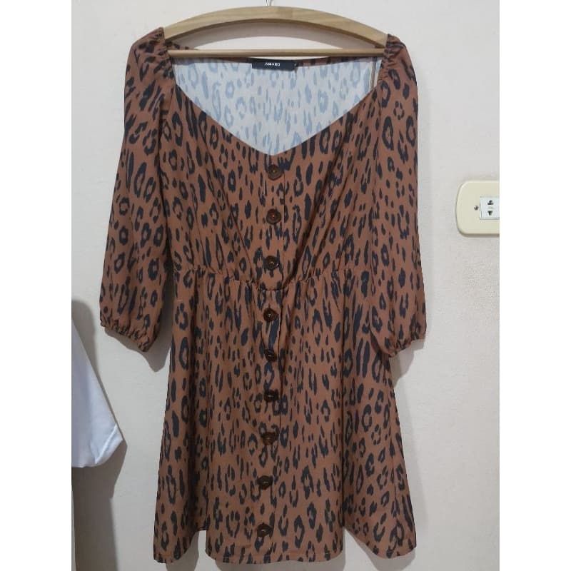 Vestido de oncinha Amaro