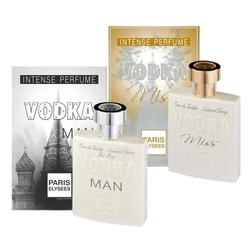 Kit Perfume Vodka Man + Vodka Miss 100ml Paris Elysees