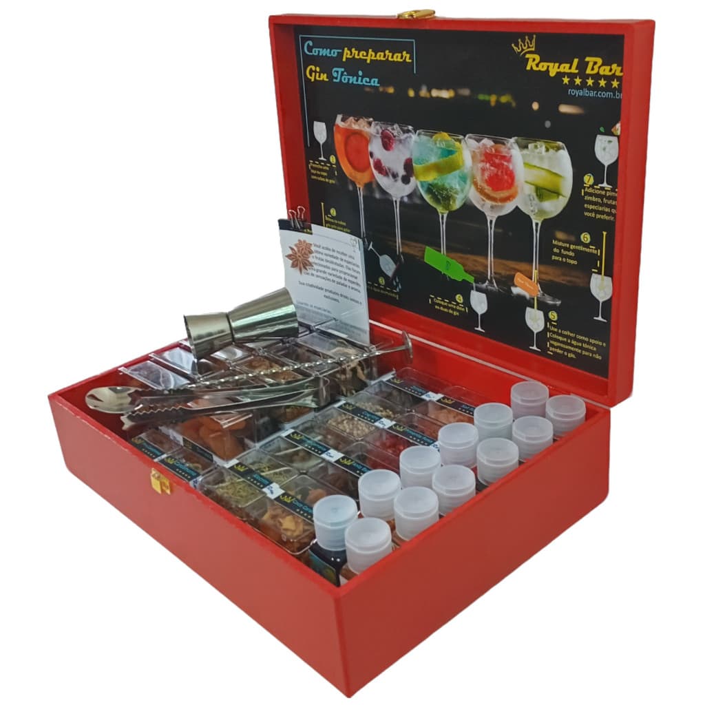 Kit gin - Especiarias para gin - gin tônica - venha conhecer
