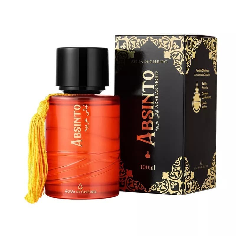 Absinto Arabian Nights Original  (NOVA EMBALAGEM)– Perfume Masculino 90 ml