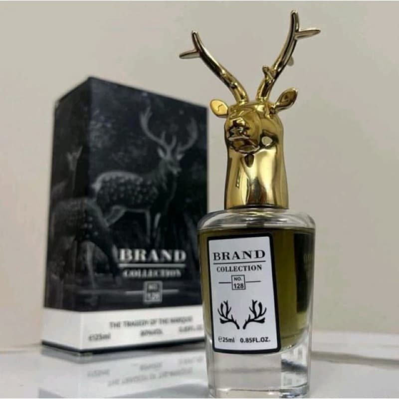 Perfume Masculino Brand 128 com notas de rum lavanda e baunilha