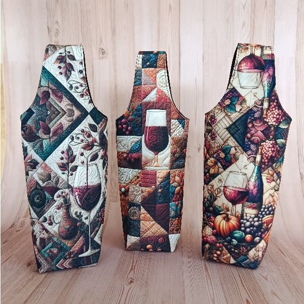 Porta garrafa vinho, capa para vinho, porta vinho tecido, porta vinho impermeável, acessório vinho, bolsa para vinho