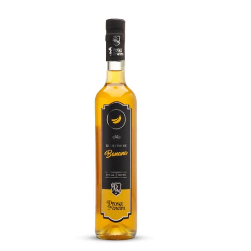 Licor Fino de Banana 500ml Prosa Mineira