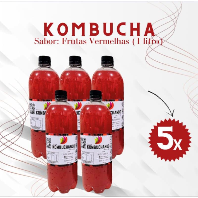 - 5x unidades kombuchá 1 litro