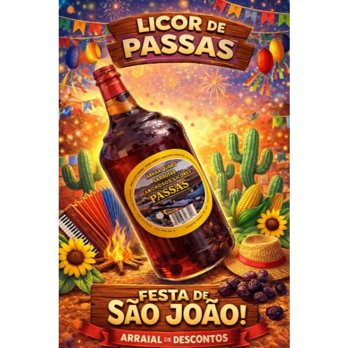 Licor de Passas - Tradicional