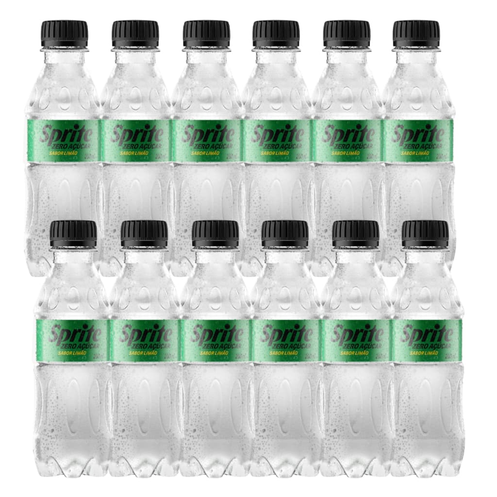 Refrigerante Sprite Zero Açúcar 200ml PET Fardo com 12 Unidades – Refrigerante de Limão Sem Açúcar