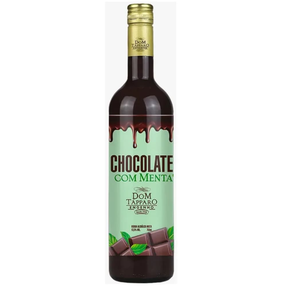 Licor De Chocolate Com Menta Dom Tapparo Cremoso Fino