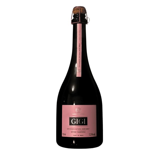 Espumante Brut GIGI Rosé Campos de Cima 750ml | Método Tradicional