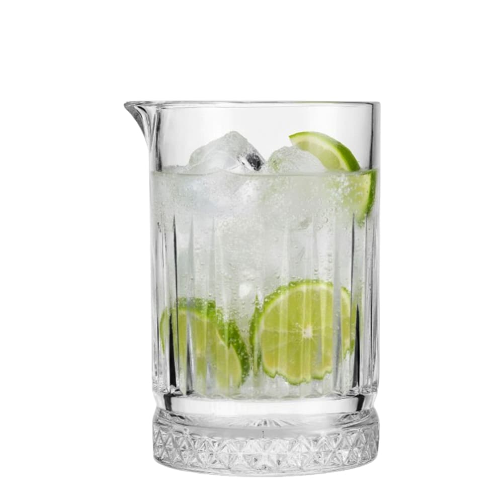 Copo Mixing Glass Vidro 730ml, Copo Mixer Canelado de Vidro Grosso Mixologia – Ruvolo