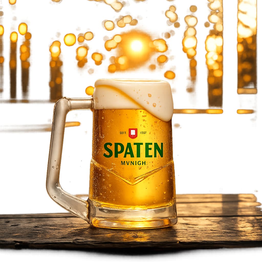 Caneca De Vidro Para Chopp Caneca Spaten Caneca Freezer Caneca Para Cerveja Spaten Com Caixa 400 ML