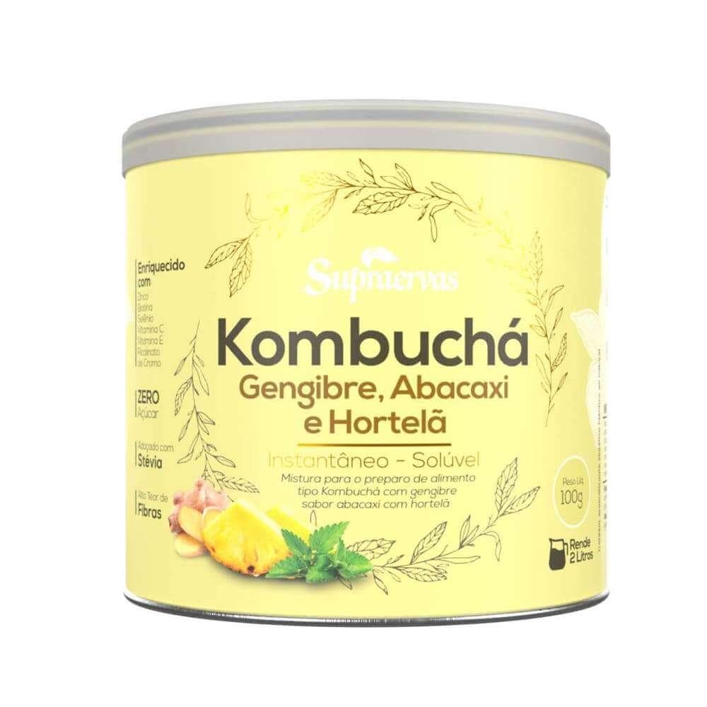 Cha Natural Kombuchá - Vários Sabores Pote com 100g