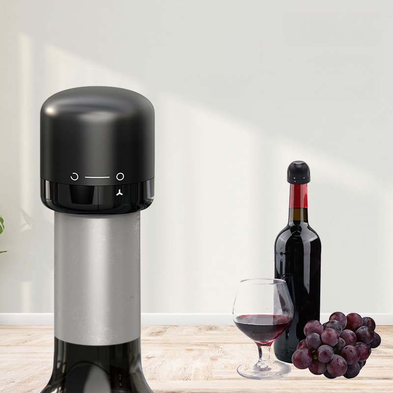 Vinho tinto, champanhe, rolha de vinho de conservação fresca