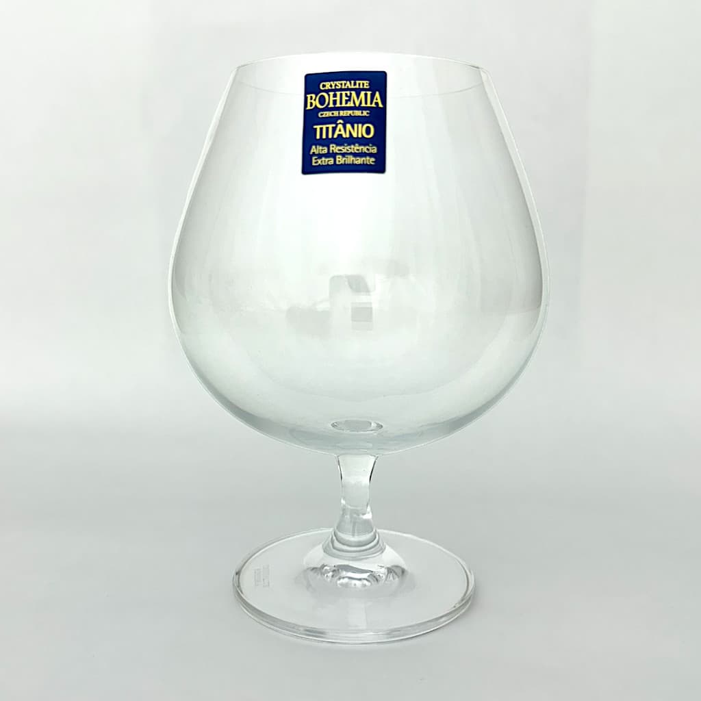 Jogo 2 Taças de Conhaque Drink Cristal Bohemia Colibri 690ml