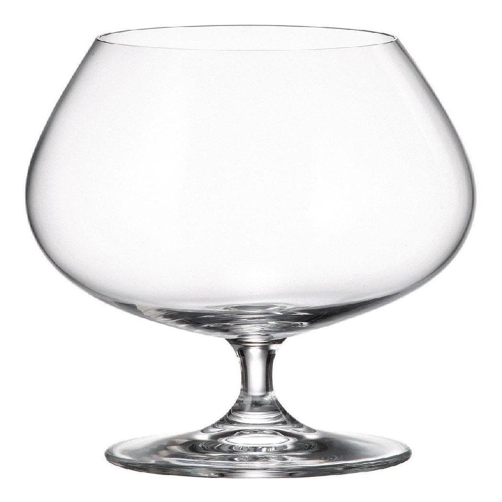 Jogo 6 Taças Conhaque Brandy Cristal Gastro Bohemia 690 Ml Cor Transparente