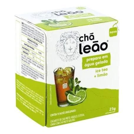Chá Gelado Ice Tea Limão Leão 23G Com 10 Sachês