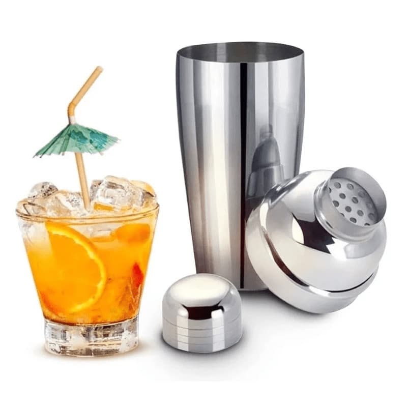 Coqueteleira Caipirinha Inox Bartender Coqueteleira 350ml 750ml Drinks Dosador Premium Shake Bar