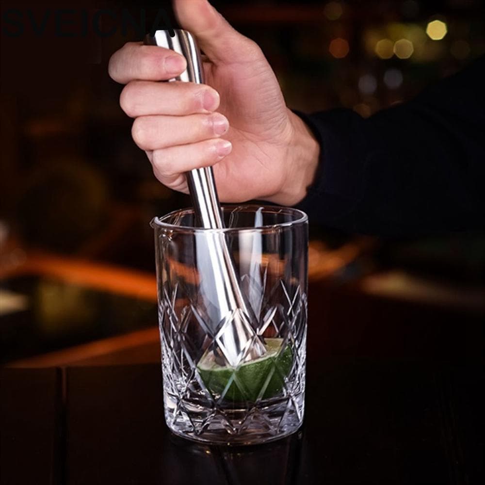 SVEICNA Mojito Muddler Bartender Bar Masher Misturador De Coquetel Antigo Em Aço Inoxidável