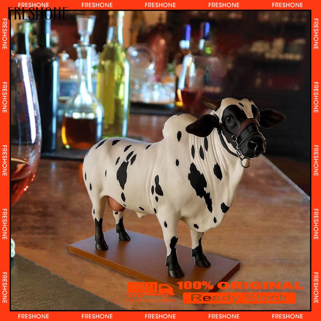 Bull Vodka Dispenser  2L Liquor Decanter - Wine, Vodka, Whiskey Bottle with Brazilian Cattle Design, Home Bar Kitchen De