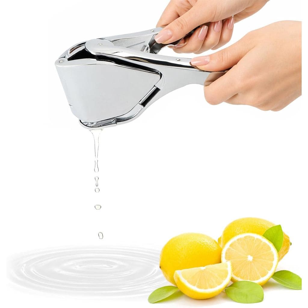 Espremedor de Limão, Espremedor de Limão em Aço Inoxidável, Espremedor Manual para Limão, Cítricos, Laranja, Espremedor 
