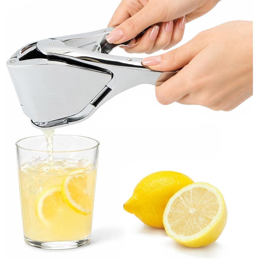 Espremedor de Limão, Espremedor de Limão em Aço Inoxidável, Espremedor Manual para Limão, Cítricos, Lima, Laranja, Espre