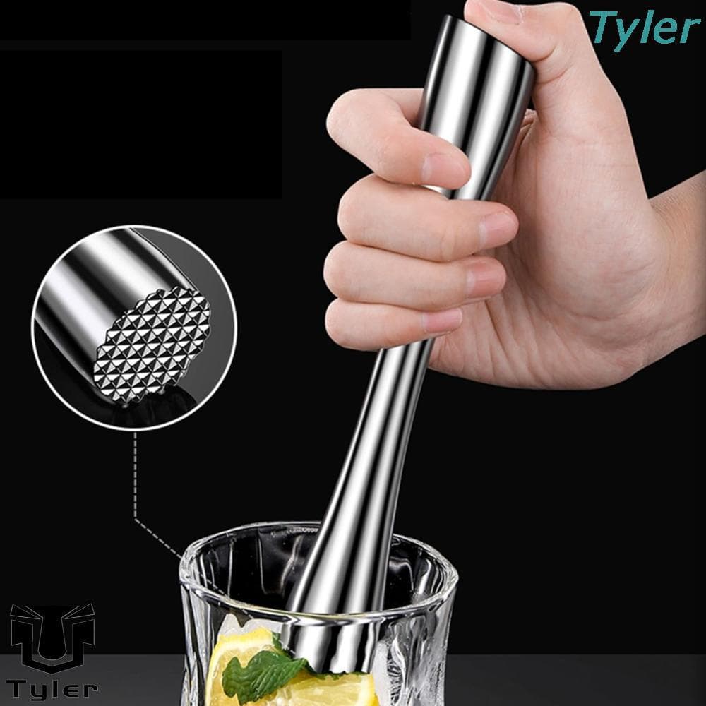 TYLER Mojito Muddler Masher Haste Martelo Antiquado DIY Ferramenta Agitador De Aço Inoxidável