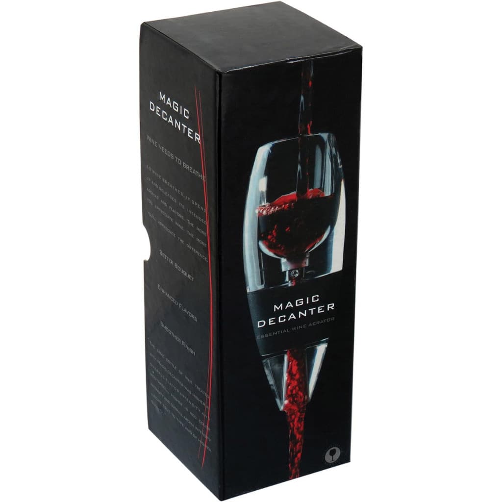 AERADOR VINHO POURER ACRILICO 15x6x6cm TRANSPARENTE - Aerador:15x5x5 Suporte:0x0x0 cm