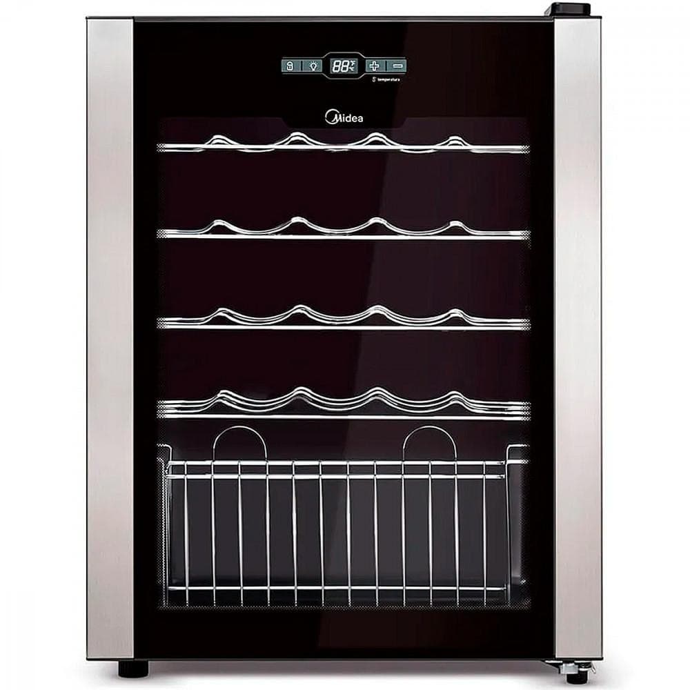 Adega Climatizada de Vinhos Midea 24 Garrafas com Painel Tou