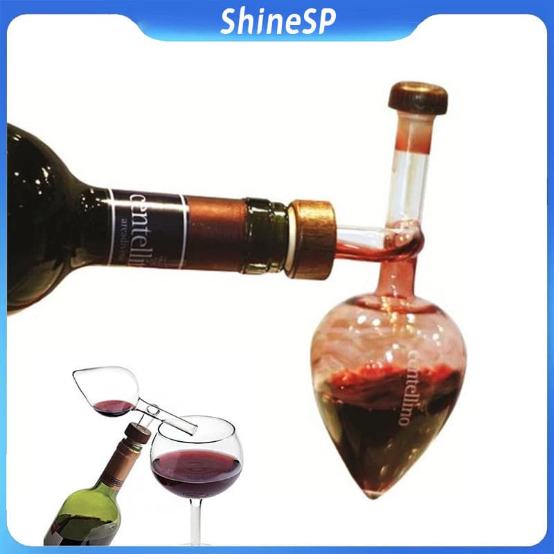 Decantador De Vinho Aerador Portátil Decanter Garrafa Vinho Oxigenador Acessório Para Aerar Com Bico