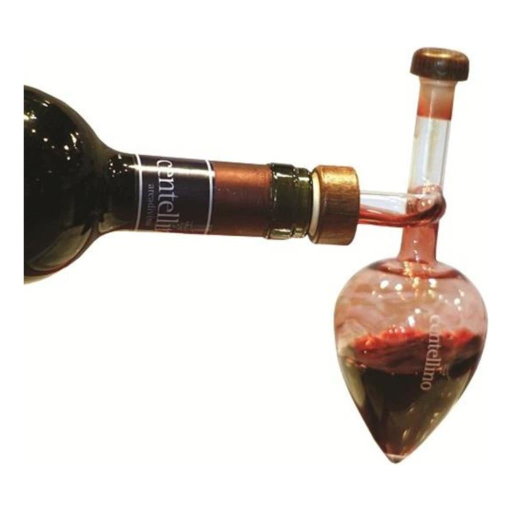 Decantador Portátil Para Vinho Com Bico Para Servir VinhoVinho Aerador Separador de Vinho