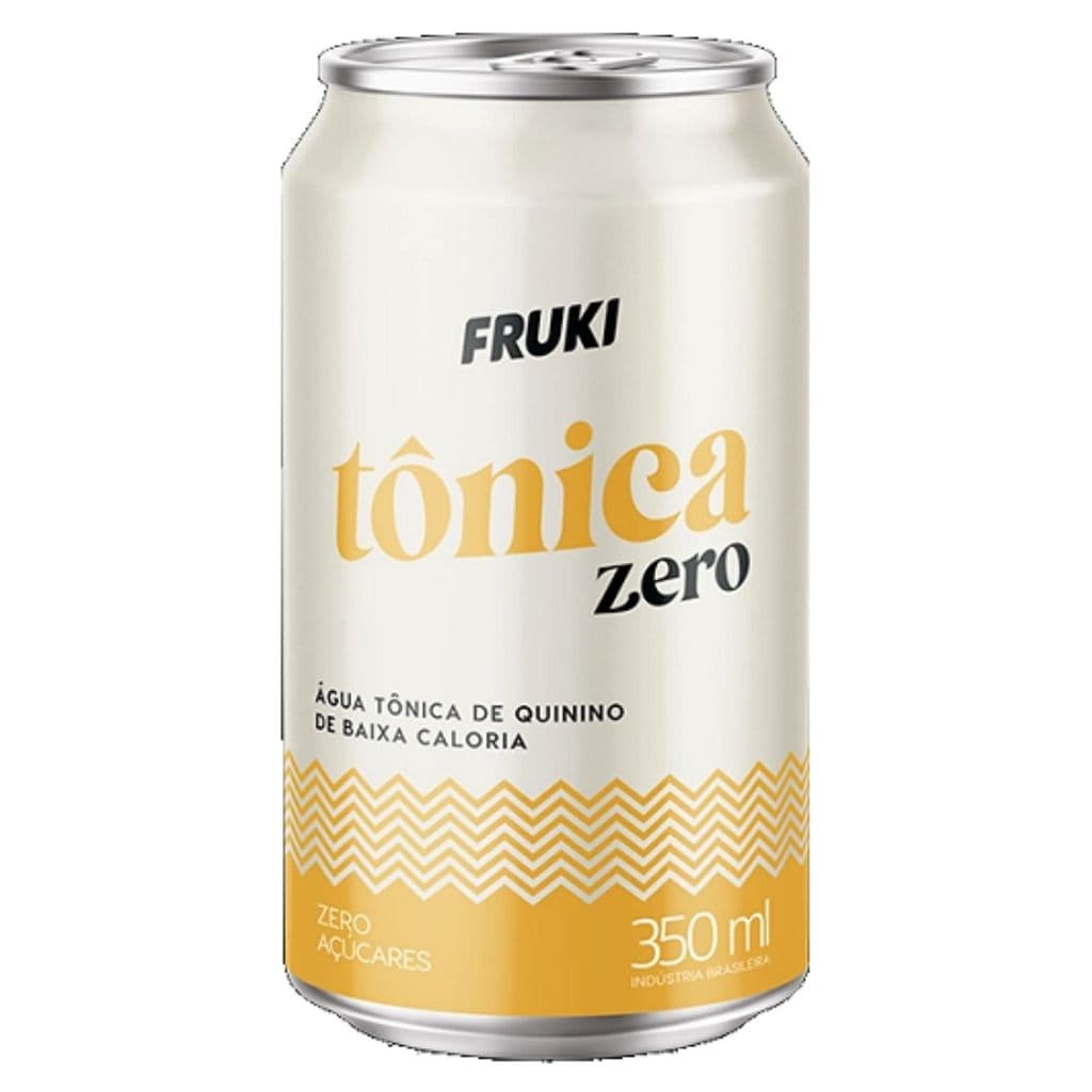 Água Tônica Fruki Zero Lata 350ml Baixa Caloria