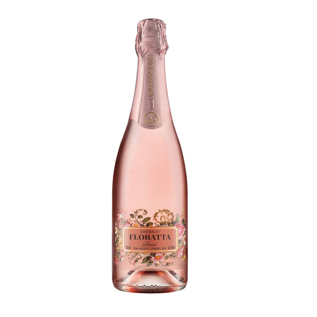 VINHO ESPUMANTE BRASIL  GARIBALDI FLORATTA MOSCATEL ROSÉ  750ML
