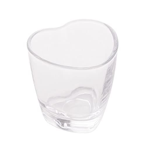 LYOR - Copo de Shot de Vidro Coração 50ml