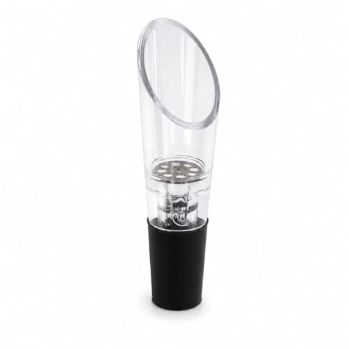 Bico Aerador Dosador para Garrafas de Vinho Universal Corta Gotas Evita Vazamento Funil Decantador Instantâneo Transparente Acrílico