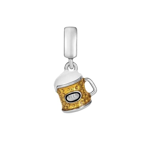 Berloque I Love Chopp em Prata 925