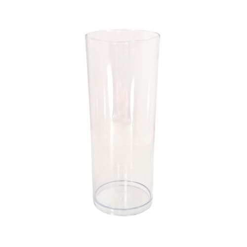 10 Copos Long Drink Acrílico Cristal Colorido 330ml Festas Cor:Cristal