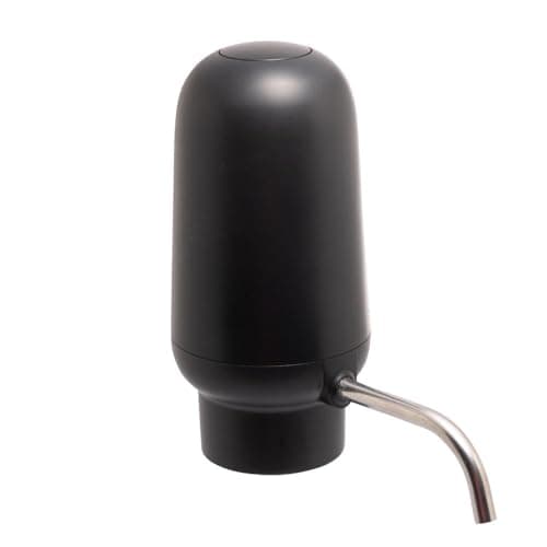 WOLFF - Aerador Elétrico para Vinho Automático de Plástico e Aço Inox Preto 6cm x 12cm x 11,5cm
