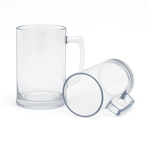 100 Canecas Chopp 300 ml Acrílico Cristal Resistente