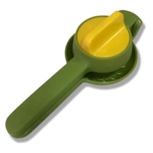 Espremedor de Frutas Limão e Laranja Manual Dupla Ação, (VERDE)