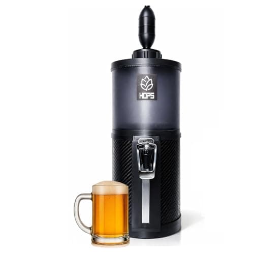 Chopeira De Pressão 4,1 Litros Cervejeira Portátil Setbeer Hops Black