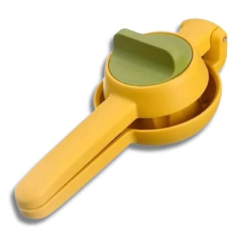 Espremedor de Limão e Laranja Manual Dupla Ação, (AMARELO)