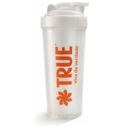 True Source Coqueteleira Slim Branco Pérola, 600ml, Livre de BPA, Tampa Antivazamento