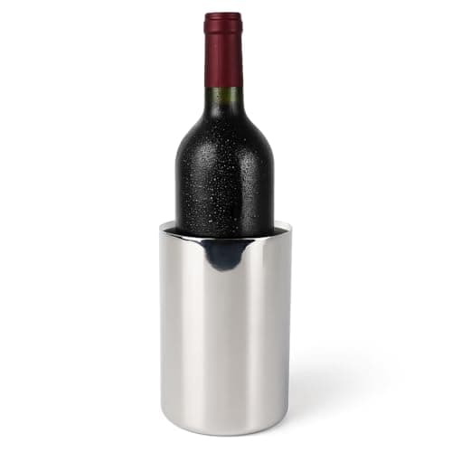 Balde Térmico Gelo Parede Dupla Garrafa Vinho Espumante Aço Inoxidável 1,5 Litro